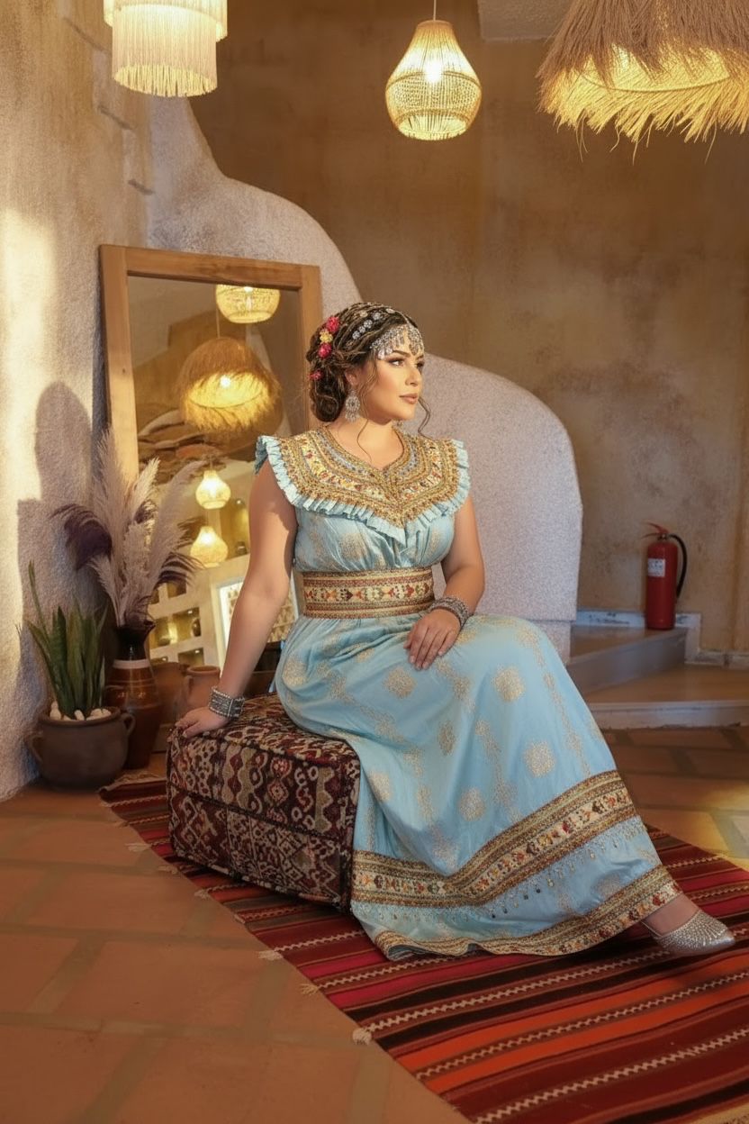Kabyle Lilya bleu