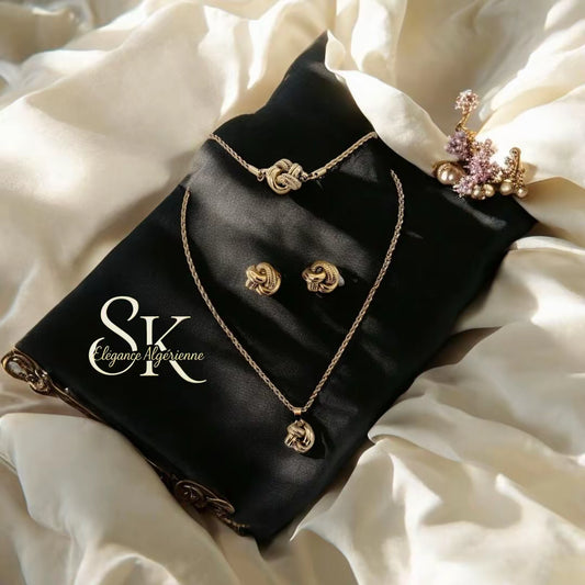 BOUCLE D'OREILLE NOEUD D'AMOUR ALGERIEN